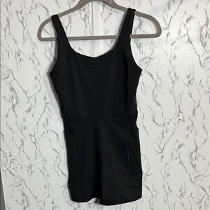 Black Sleeveless Jumpsuit Romper - Classic Scoop Neck